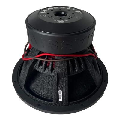 Massive Audio H152X | 15 2000W RMS Dual 2-Ohm  XL Series 3 Voice Coil Mega Bass Woofer, Heavy-Duty Cast Basket, Competition-Grade Car Audio - Hippo Series Subwoofer