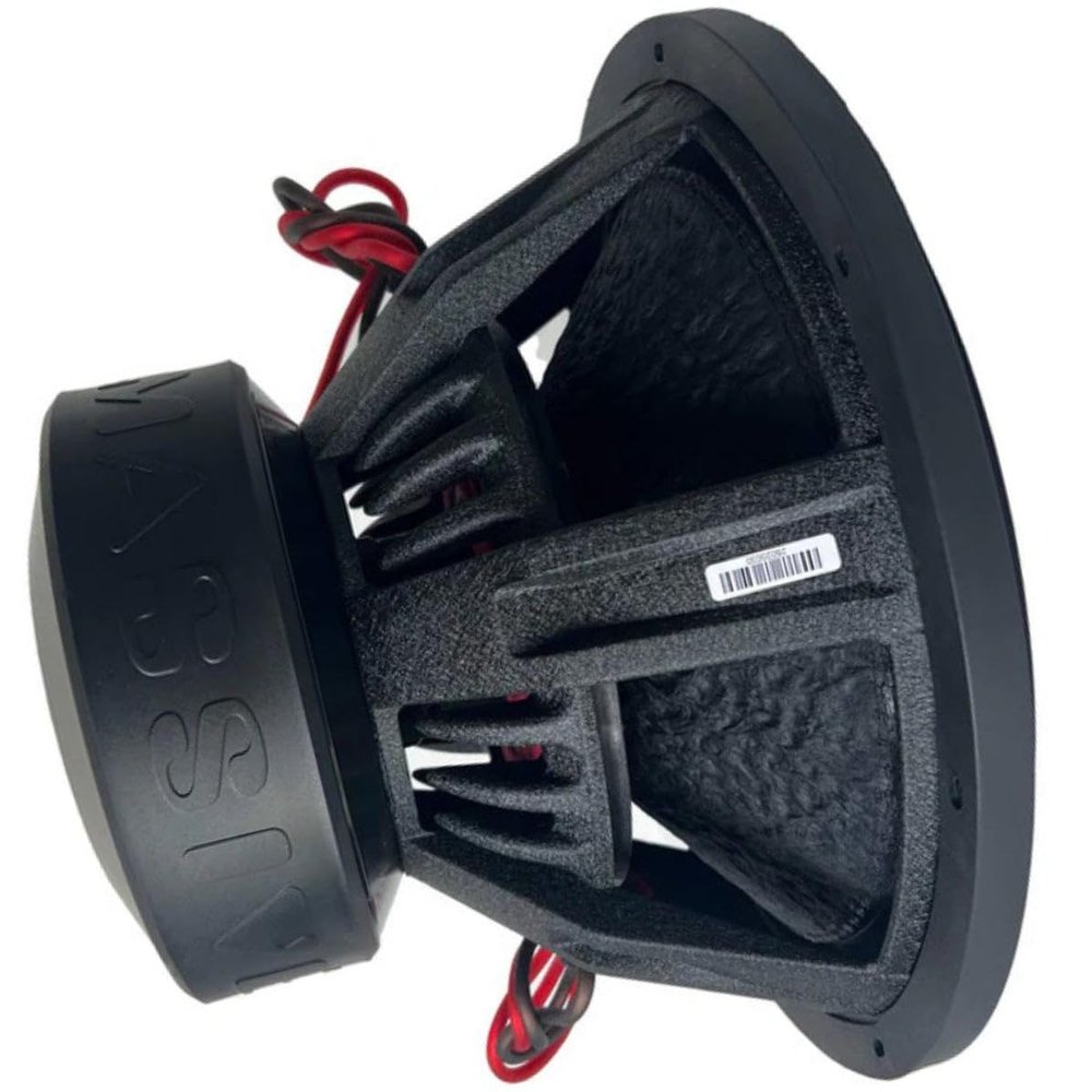 Massive Audio H154X | 15 2000W RMS Dual 4-Ohm  XL Series 3 Voice Coil Mega Bass Woofer, Heavy-Duty Cast Aluminum Basket, Competition-Grade Car Audio - Hippo Series Subwoofer