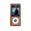 Handcrafted iPod Nano 5 Leather Case All Leather Plastic-Free (Brown, Regular Model) view 1