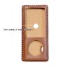 Handcrafted iPod Nano 5 Leather Case All Leather Plastic-Free (Brown, Regular Model) view 4