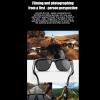 Yoidesu AI Smart Glasses 4K Camera Bluetooth Glasses Dual Speakers with AI Sound Assistant for Real Time Translation and Visual Dialogue Applications (Black) view 2
