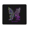 Lupus Awareness Butterfly of Hope Mouse Pad 9.5 x 7.9 inch, Mousepad for Laptop Gaming, Computer Mouse Mat Stitched Edge Non-Slip Rubber Base, Home Office Decor Desk Accessories view 1