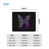 Lupus Awareness Butterfly of Hope Mouse Pad 9.5 x 7.9 inch, Mousepad for Laptop Gaming, Computer Mouse Mat Stitched Edge Non-Slip Rubber Base, Home Office Decor Desk Accessories view 4