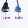 Cable 99815-01 for T41 Controller Handheld GPS 8 Pin to RS232 Male Cable T41/5 cable view 2