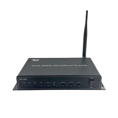 Huidu HD-A4L Dual-Mode LED Display Media Player, Digital Signage Controller, Synchronous & Asynchronous Playback, Wi-Fi, HDMI, Gigabit Ethernet, Multi-Channel 4K Support (Upgraded Model of HD-A3L)
