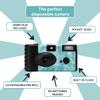 Disposable Film Camera  35mm | 24 Shots | Perfect for Vacations, Parties, Weddings & Events, Easy-to-Use | Built-in Flash | Retro Photos | Film Included | No Batteries Needed (Blue Tie Dye) view 2