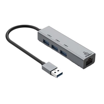 Docking Station Type C to RJ45 1000Mbps Ethernet Adapter Network Card 100W Dock Extension(USB A 100M USB3.0-3)