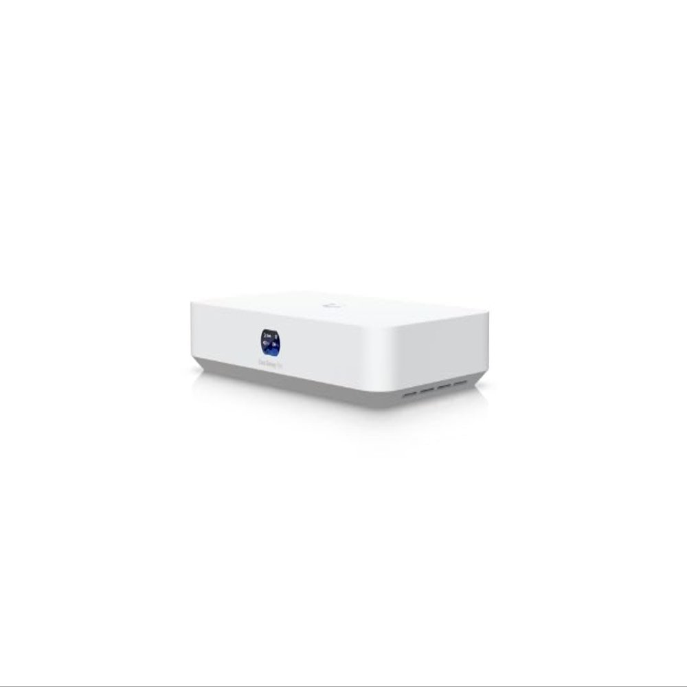 Ubiquity UCG-Fiber-1TB (30W) Compact Desktop 10G Cloud Gateway with Integrated 4-Port 2.5 GbE Switch, Selectable NVMe NVR Storage, Advanced Security Suite, Multi-WAN Support