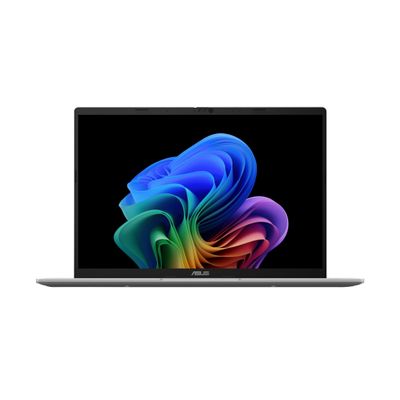 ASUS Vivobook 14 Laptop, 14 WUXGA 60Hz Display, Qualcomm Snapdragon X, Qualcomm Adreno GPU, 16GB RAM, 512GB SSD, Windows 11, Cool Silver, X1407QA-BS56