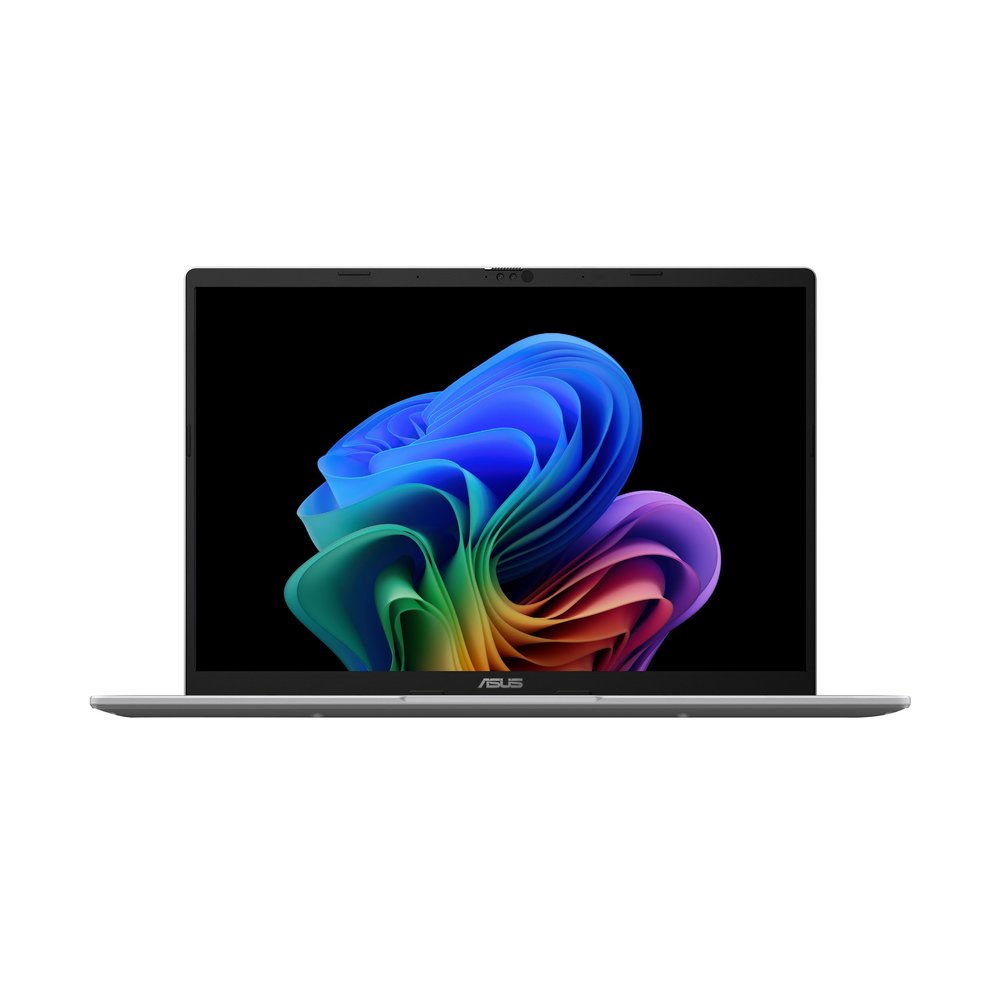 ASUS Vivobook 14 Laptop, 14 WUXGA 60Hz Display, Qualcomm Snapdragon X, Qualcomm Adreno GPU, 16GB RAM, 512GB SSD, Windows 11, Cool Silver, X1407QA-BS56