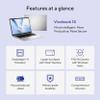 ASUS Vivobook 14 Laptop, 14 WUXGA 60Hz Display, Qualcomm Snapdragon X, Qualcomm Adreno GPU, 16GB RAM, 512GB SSD, Windows 11, Cool Silver, X1407QA-BS56 view 3
