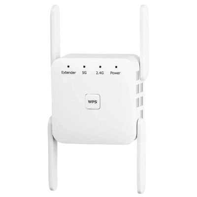 1200MbGhz Wirreless VVi- Fii Repeater Bostier 2.4G/5GHz Wi-Fi Signal Amplifier Extender Router Network WLAN VVi- Fii Repetidor