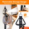 Extension Cord Organizer, 2 PCS Extension Cord Hanger with 5 Detachable Straps, Garage Garden Storage Straps for Cable, Hose, Rope, Tool view 2