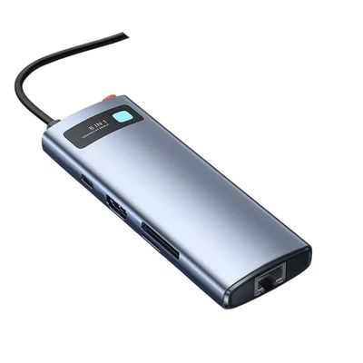 4K 60Hz USB C Hub Type C to Ethernet Port PD 100W Adaptier Compatible with MaicB00k Pro USB 3.0 Hub Laptop Tablet Accessories