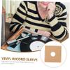 jojofuny 4Pcs Vinyl Record Storage Sleeves Thickened Kraft Paper Protective Covers with Record Protector Jackets for Stable Right Angle Storage and Gift Packaging view 3