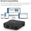 Bluetooth 5.0 Adapter Transmitter Receiver 2in1 Wireless 3.5mm AUX aptX Low Latency Adapter for TV/Home Audio Systems, Smartphones, Laptops, Headsets view 4