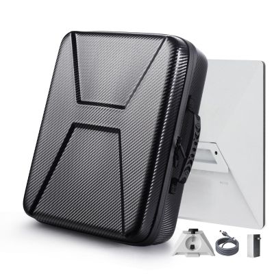 Starlink Mini Case, Portable Shockproof EVA Starlink Case Travel Organizer Storage Bag Protective Waterproof with Carrying Handle for Starlink Mini Router & Accessories (Black)
