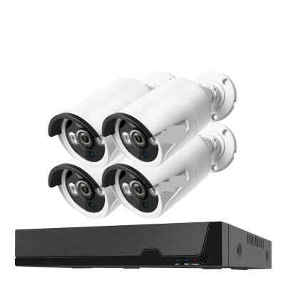Tuya Smart 8MP POE Network Surveillance Camera System Kit 4K 8CH NVR Kit Outdoor Waterproof Audio CCTV IP Security Camera System(None,Pink_AU Plug)