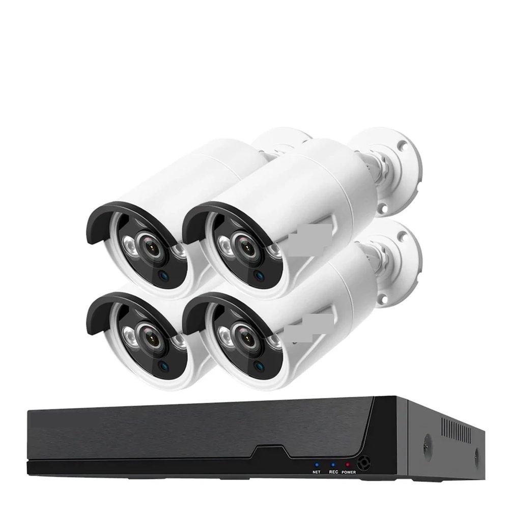 Tuya Smart 8MP POE Network Surveillance Camera System Kit 4K 8CH NVR Kit Outdoor Waterproof Audio CCTV IP Security Camera System(None,Pink_AU Plug)