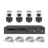 8CH 4CH POE NVR 6MP HD Waterproof Surveillance Camera Dual Lens PTZ Home IP Security System Video H.265 CCTV Kit(None,8CH and 6PCS 6MP) view 2