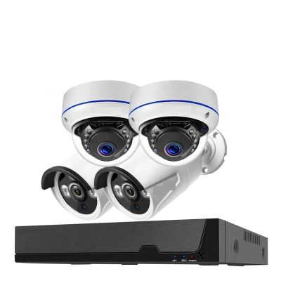 Tuya Smart 8MP POE Network Surveillance Camera System Kit 4K 8CH NVR Kit Outdoor Waterproof Audio CCTV IP Security Camera System(None,Purple_US Plug)
