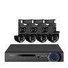 JUCFRDNJ 4CH Poe 6MP Camera System Video Surveillance Kit Security Camera Ptz Camera Outdoor Camera Two Way Audio Full Color Night(1T,4CH POE 3PCS 6MP CAM_EU Plug) view 2