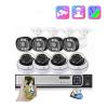 5MP CCTV Security System POE NVR Two-Way Audio Dome Camera/Face Detection Bullet Camera Video Surveillance Set(None,8CH NVR and 6Cameras) view 2