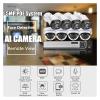 5MP CCTV Security System POE NVR Two-Way Audio Dome Camera/Face Detection Bullet Camera Video Surveillance Set(None,8CH NVR and 6Cameras) view 3