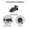 6 Pcs 3/4 inch Silicone Starlink Wall Grommets for Internet, Waterproof Wall Bushing for Organizing Protecting Cords, Black with Thread view 3