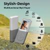 CONODO MP3 Player with Bluetooth,Portable Music Player,Bluetooth MP3 Music Player with FM Radio,Recorder,E-Book,HiFi Sound,Two-Tone,SD Card Slot  White 64GB view 2
