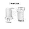 6 Pcs 3/4 inch Silicone Starlink Wall Grommets for Internet, Waterproof Wall Bushing for Organizing Protecting Cords, White with Thread view 2