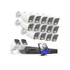 JUCFRDNJ 16CH 4K Ultra HD POE Network Video Security System 8MP H.265+ IP Camera Support Two Way Audio Human&Vehicle Detection 4MM(2T,16CH 8Pcs Kit) view 1