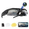 FlyGift Sport Camera with WiFi, Camera Sunglasses for Outdoor Sports Supports iOS&Android (64GB TF Card Included) view 1