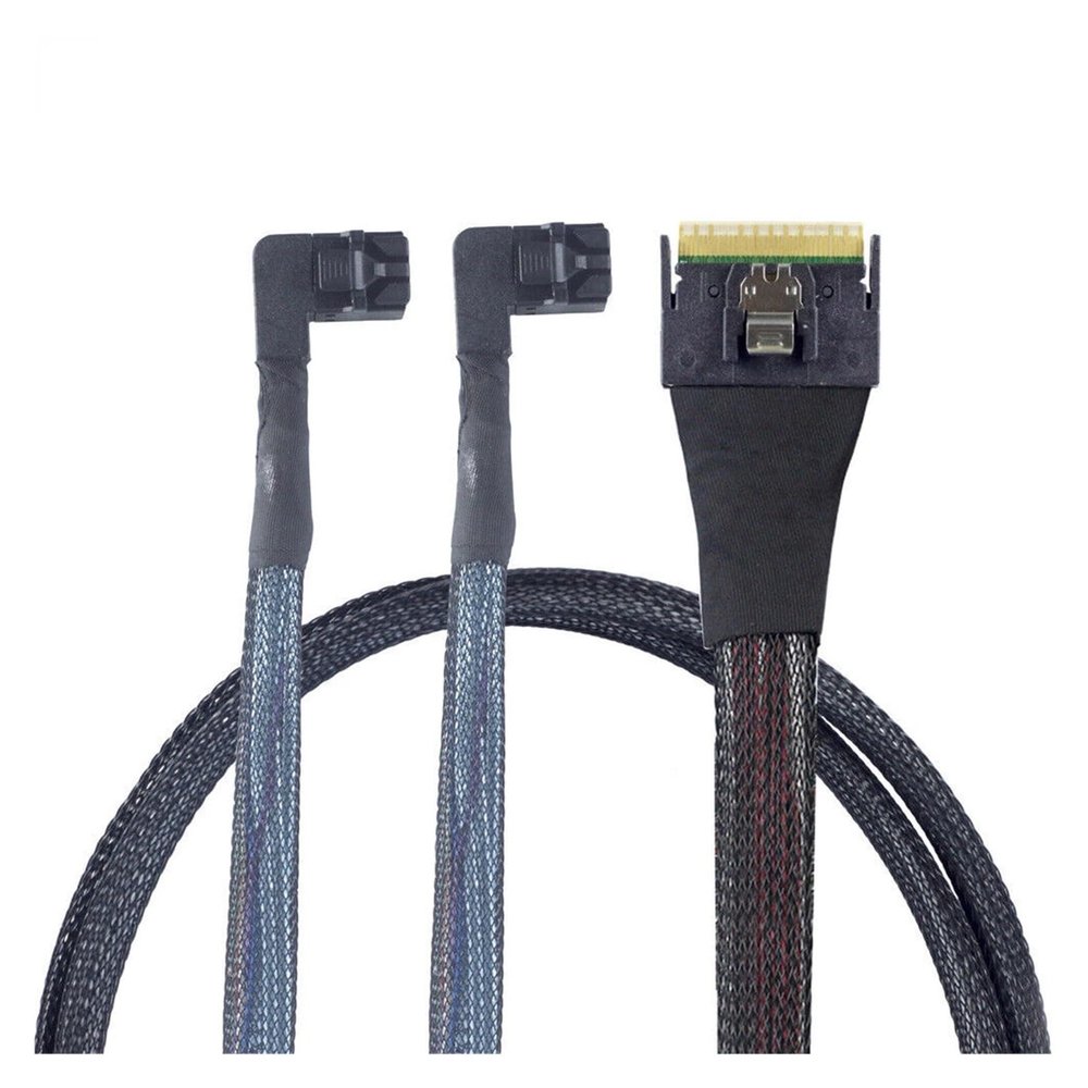 UCTUNG M1ni S/AS Slimline SFF-8654 8i 4.0 to S/AS HD SFF-8643 Connection Cord(50cm)