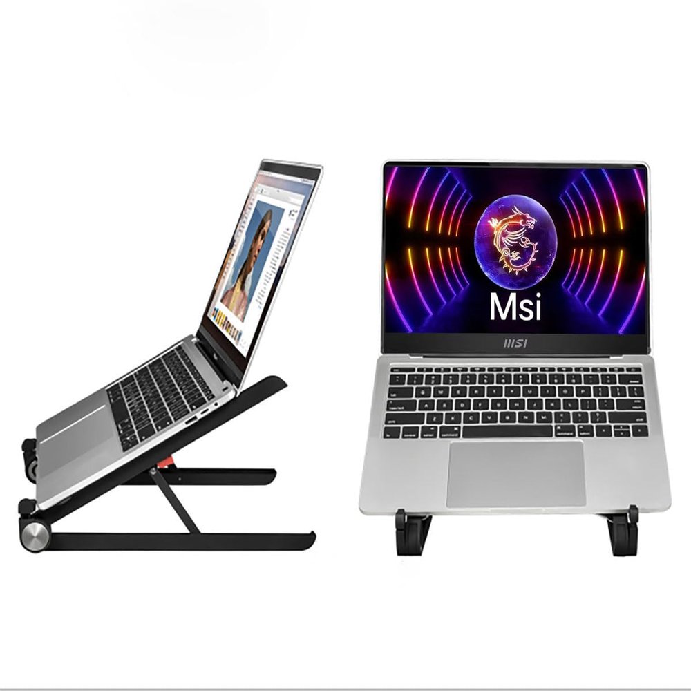 PHAPPY Portable Laptop Stand for Msi CreatorPro 16 AI Studio A1VMG-076US Laptop for Desk,Made of Reinforced Nylon, 304 Stainless Steel and Silicone