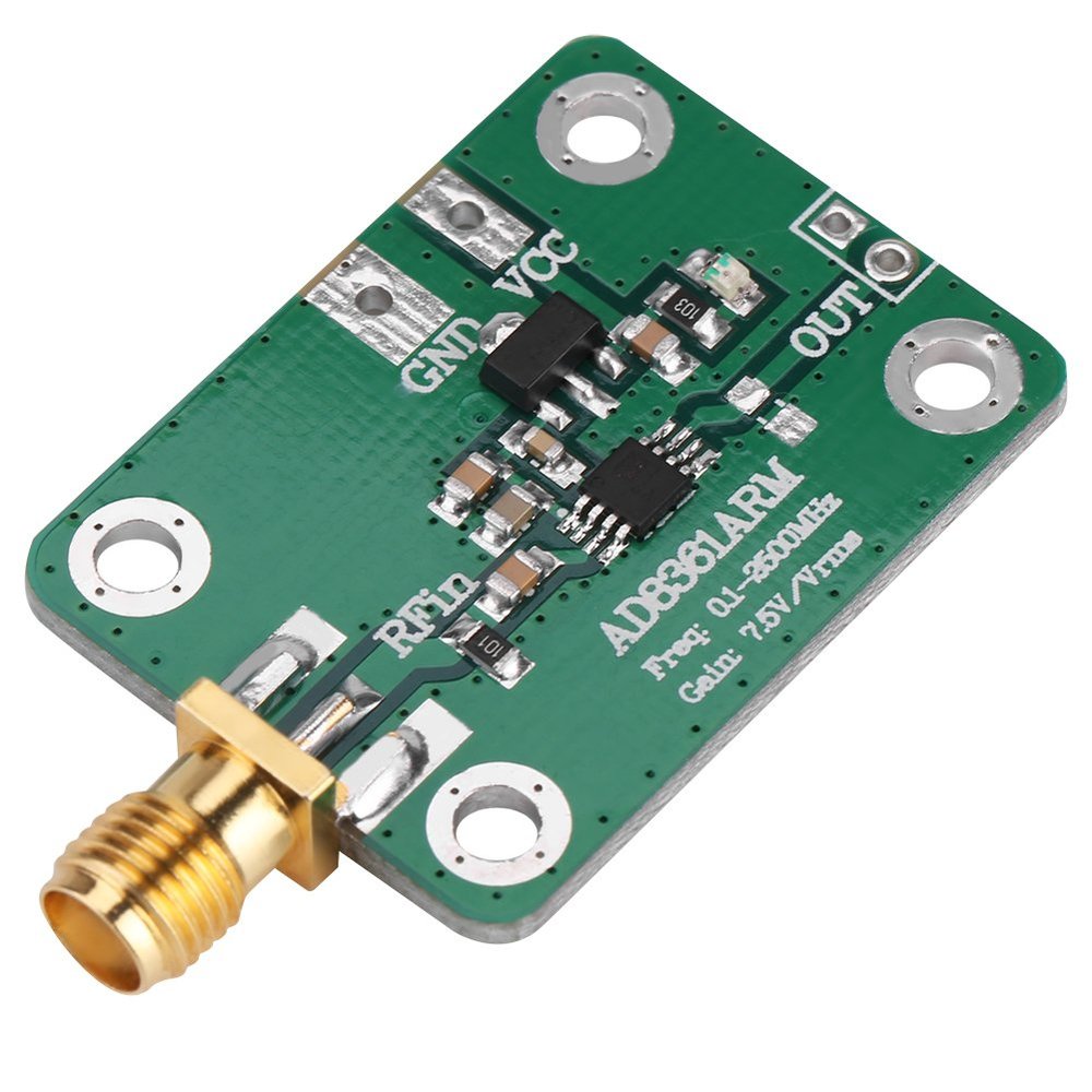 Klanata AD8361 RF Microwave Power Detector Module for AM Amplitude Modulation Detection, RF Signal Measurement