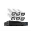 JUCFRDNJ 8CH 5MP HD POE NVR Security Camera System Kit CCTV 2-Way Audio AI Face/Human/Car Detect Outdoor Video Surveillance IP Camera Set(None,8CH NVR x 6 Camera) view 1