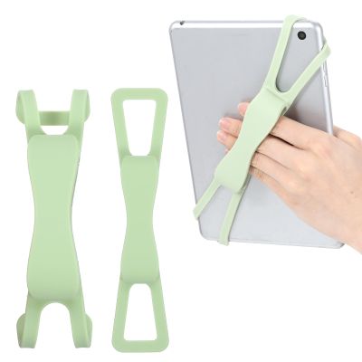 Shimmeroo Green Comfortable Hand Strap for Tablets-4.7-8" Tablet Grip Holder - Handed Reading,Elastic Lightweight Grip Holder Convenient for Reading in Bed