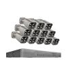 JUCFRDNJ 16CH 8MP 5MP POE Camera System H.265 4K Face Human Detect Two-Way Audio Colorful Night Security Surveillance Camera(None,16CH 12pcs 5MP Cam) view 1