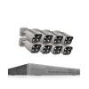 JUCFRDNJ 16CH 8MP 5MP POE Camera System H.265 4K Face Human Detect Two-Way Audio Colorful Night Security Surveillance Camera(4T,16CH 8pcs 5MP Cam) view 1