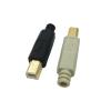 2Pcs Gold Plated DIY USB 2.0 B Type 4 Pin Male Printer Port Assembly Adapter Connector Plug Socket Solder Plastic Shell(Gray) view 2