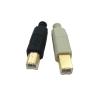 2Pcs Gold Plated DIY USB 2.0 B Type 4 Pin Male Printer Port Assembly Adapter Connector Plug Socket Solder Plastic Shell(Gray) view 3