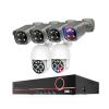 JUCFRDNJ HD 8CH 4K 8MP Surveillance Camera System Dual Lens PTZ POE Camera 8X Zoom AI Human Detected CCTV Video Security Kit(None,8CH NVR 6 Camera B) view 1
