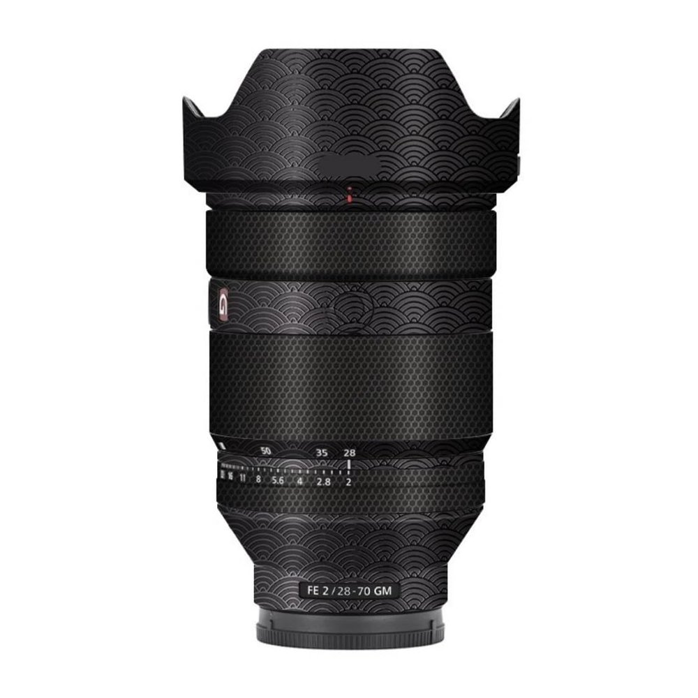 Camera Lens Protector Coat Protective Film Vinyl Wrap Skin Premium Sticker for Sony FE 28-70mm F2 GM Decal 28-70 F 2 GM (Auspicious Clouds Black)