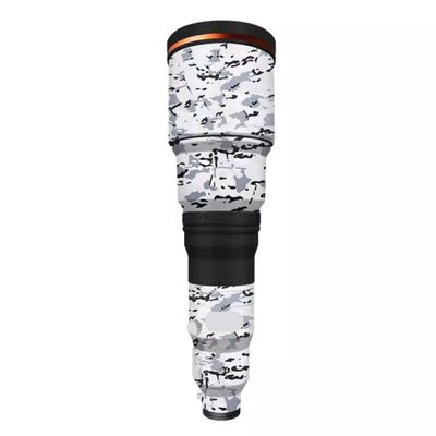Lens Skin Vinyl Wrap Film Camera Protective Sticker for Sony FE 600mm F4 GM OSS Protector Coat Accessories 600 4(Snow Camouflage)