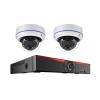 JUCFRDNJ 4CH/8CH Security NVR Sets 5MP POE Camera Face Detection Audio Sound CCTV System Dome Bullet Outdoor Surveillance Kit(None,4CH NVR n 2 Dome) view 1