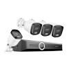 JUCFRDNJ 3MP Home Surveillance Camera POE System,Network Security Protection Camera Night Vision Waterproof CCTV Remote Monitor(0TB) view 1