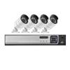 3.6mm H. 265 + Audio Record POE Security Camera System Motion Detection Night Vision 4CH CCTV Surveillance NVR Set(None,2PCS 4MP Cameras) view 1
