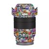 Camera Lens Sticker Coat Wrap Protective Film Body Protector Decal Skin for Sony FE 24-70mm F4 ZA 24-70 F 4(Graffiti White) view 1