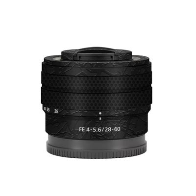 Camera Lens Skin Anti-Scratch Sticker for Sony FE 28-60mm F4-5.6 Coat Vinyl Protective Film Decals 28-60 4-5.6(Splash Ultra Black)